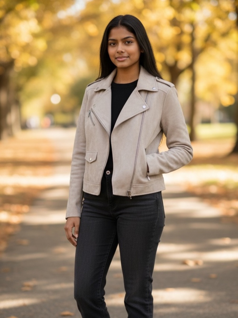 Philosophy Faux Leather Moto Jacket